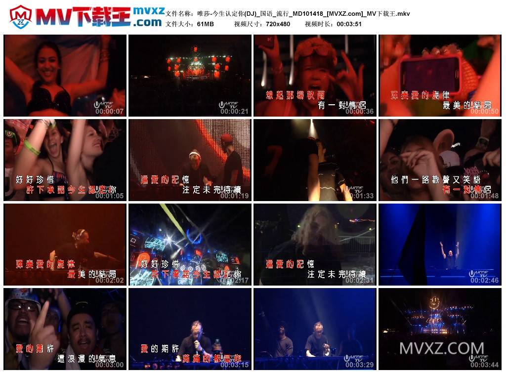 唯莎-今生认定你(DJ)_国语_流行_MD101418